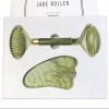 Roselyn Boutique Natural Jade spiky (needleless) roller & Gua Sha