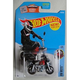 Hot Wheels HW Moto 5/5 2016 Honda Monkey Z50 135/250 Showdown SCAN & Race Card