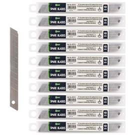 D.RECT Lame per Cutter 9 mm - Lame di Ricambio per taglierino, 100 Pezzi