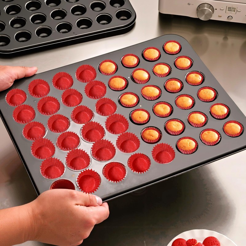 Glavatrix 1000pcs Mini Cupcake Liners 1inch Muffin Liners for Baking