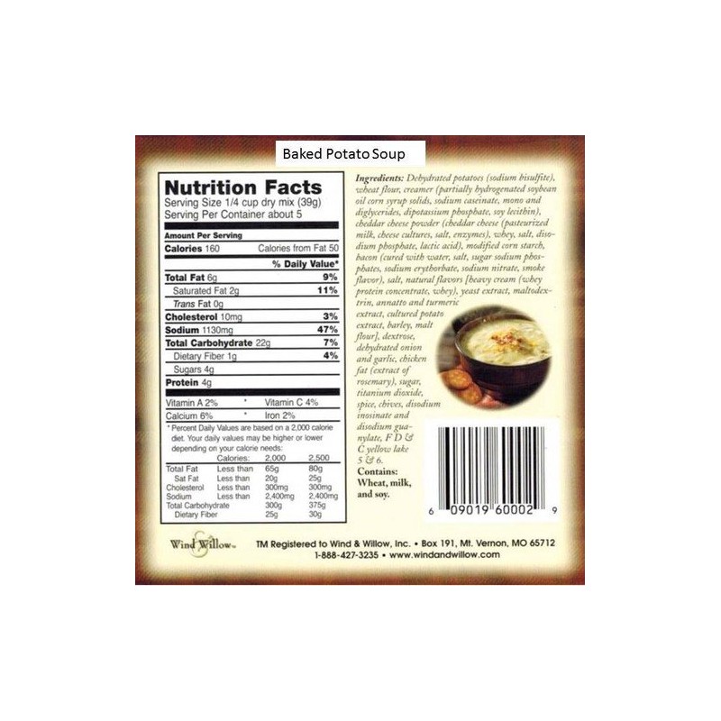 Wind and Willow Baked Potato Soup Mix 2 Pack (2
