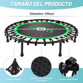 trampolin para ejercicio/mini trampolin fitness/trampolin fitness/jumping/trampolines fitness/jumping fitness Trampolín Brincolín Ejercicio Aerobico Fitness Gimnasio100cm