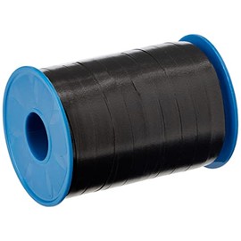 C.E. Pattberg AMERICA Gift curling Ribbon black, 273 yards of balloonribbon for Gift Wrapping, 0.39 inches width, Accessories for Decoration & Handicrafts, Decoration Ribbon for Presents