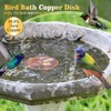 Vehequny Copper Disc for Bird Bath – 99.99% Pure Copper