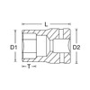 Signet 3/8 Drive 9mm Socket (Hexagon) 12309