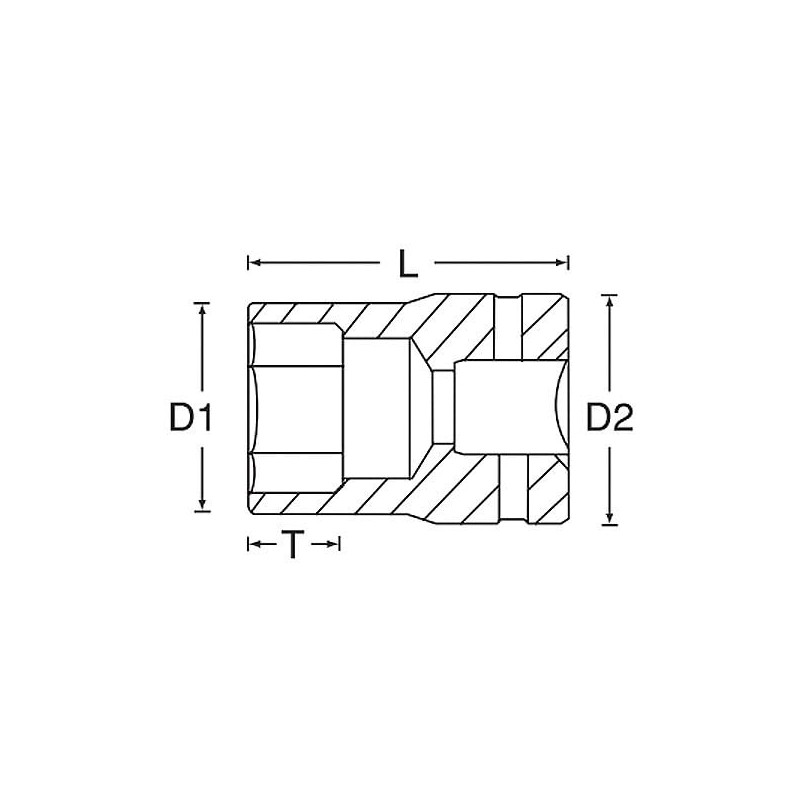 Signet 3/8 Drive 9mm Socket (Hexagon) 12309