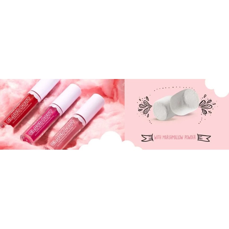 wet n wild Lip Cream Cloud Pout w/Marshmallow, Light Brown