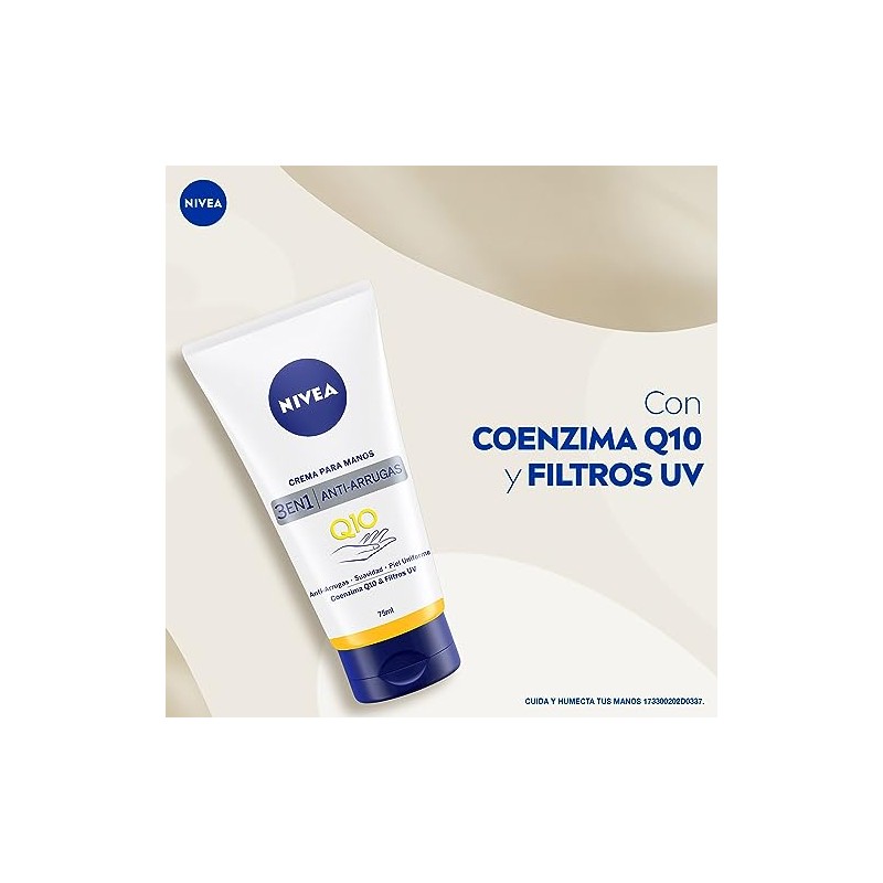NIVEA Nivea Crema De Manos Anti-arrugas Q10 75ml, color, 75