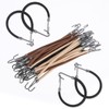 30PCS Bungee Hair Ties, Elastic Ponytail Hooks, Bungee Hair Ties