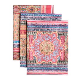 Maison d' Hermine Ispahan 100% Cotton Set of 3 Multi-Purpose Kitchen Towel Soft Absorbent Dish Towels | Tea Towels | Bar Towels | Thanksgiving/Christmas (50 cm x 70 cm)