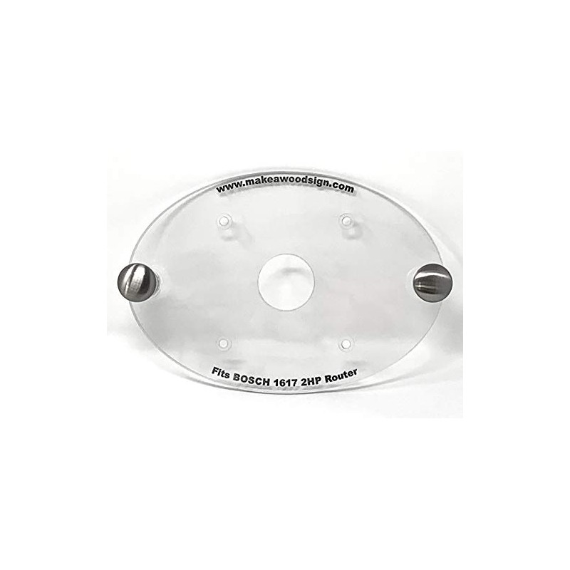 Dave's - Palm Router Base Plate for Bosch 1617 2HP