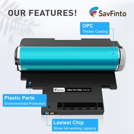 SavFinto W1120A Imaging Drum Unit Replacement for HP 120A W1120A Black Drum Compatible for HP Color Laser 150a 150nw MFP 178nw 178nwg 179fnw 179fwg
