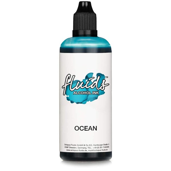 Octopus 100 ml Fluids Alcohol Ink BLUE OCEAN for fluid