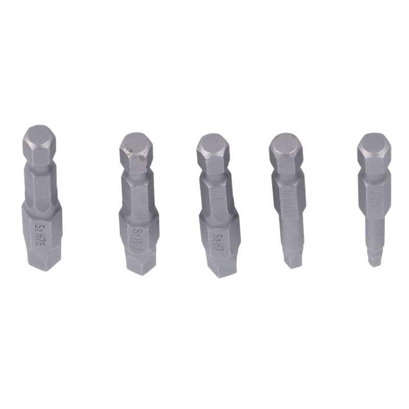 Magnetic Pentagon Screwdriver Bit, Magnetic Key Drill Bit Set, 5-Piece