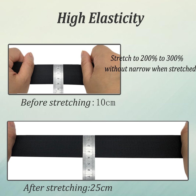 Elastic Band for Sewing 1.5 Inch x 4 Yards Heavy