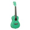 Kala Gatsby Green Sparkle Concert Ukulele Bundle with Kala Klipz