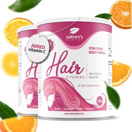 Nature's Finest by Nutrisslim Nature's Finest by Nutrisslim Hair Vitamins Drink: Boost Hair Health with Biotin, Collagen, MSM Powder - Hair Care for Women Seeking Shiny, Strong, Thick Hair Growth - No Added Sugar, 1 Month Supply