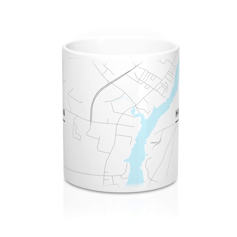 Hampden, Maine ME Map Mug (11 oz)