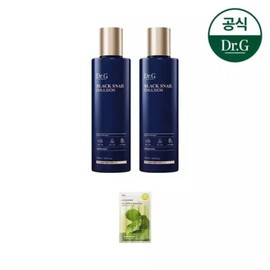 UnKnown Dr.G Black Snail Emulsion 150ml 2 x Red Blemish Vita C Mask / 닥터지 블랙 스네일 에멀전 150ml 2개 (증)레드블레미쉬 비타C 마스크