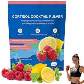 Jello Cortisol Cocktail Powder, 2026 Cortisol Lower Powder, Increase Concentration, Stay Relaxed & Reduce Stress Naturally, Suitable for Men and Women (Pack of 20)