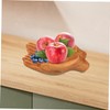 Healeved Hand Carved Wooden Key Bowl Unique Decorative Snack Tray
