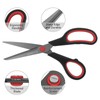 KUONIIY Scissors Ultra Sharp Titanium Coating Blades Soft Comfort-Grip Handles