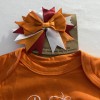 Baby Essentials Girls Fall Thanksgiving Pumpkin Spice Everything Nice 6M