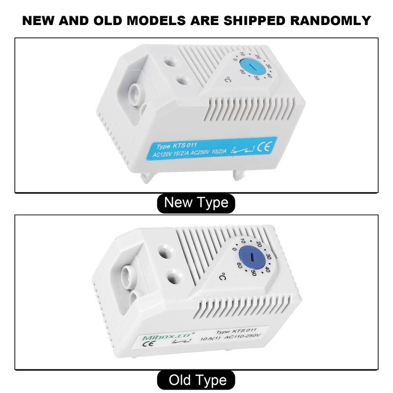 0-60℃ Adjustable Mechanical Thermostat Compact Electric Mechanical Temperature Controller Switch