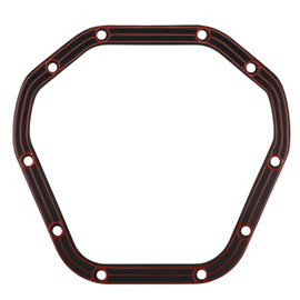 TNJPSEK D044 Rear Differential Cover Gasket Compatible with 44 Axle Rear End, Steel Core with Rubber Coating, Leak-Free Performance and Long-Lasting Durability (Fits Rear Only)