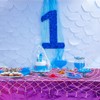 Oudain 12 Pcs Fish Net Decorative and Tablecloth Set Shimmering
