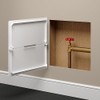 14" x 14" Spring Loaded White Plastic Access Panel