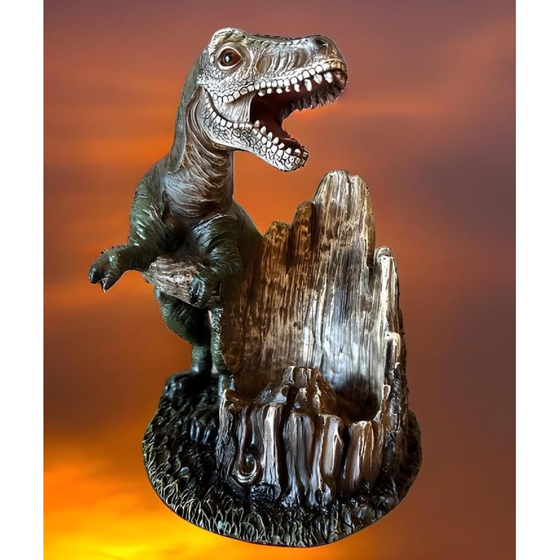 Top Brass T-Rex Wine Bottle Holder – Decorative Funny Dinosaur