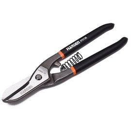 HARDEN 570136, Tin Snips 250mm, 10" Long, Drop Forget Steel German Type Soft Grip Handle