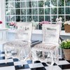 Remagr 8 Pcs Plastic Dining Chair Covers Protectors Clear Protector