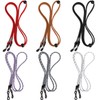 QINGZHE 6Pcs Women Eyeglass Strap Chains Anti-slip Eye Glasses Holder