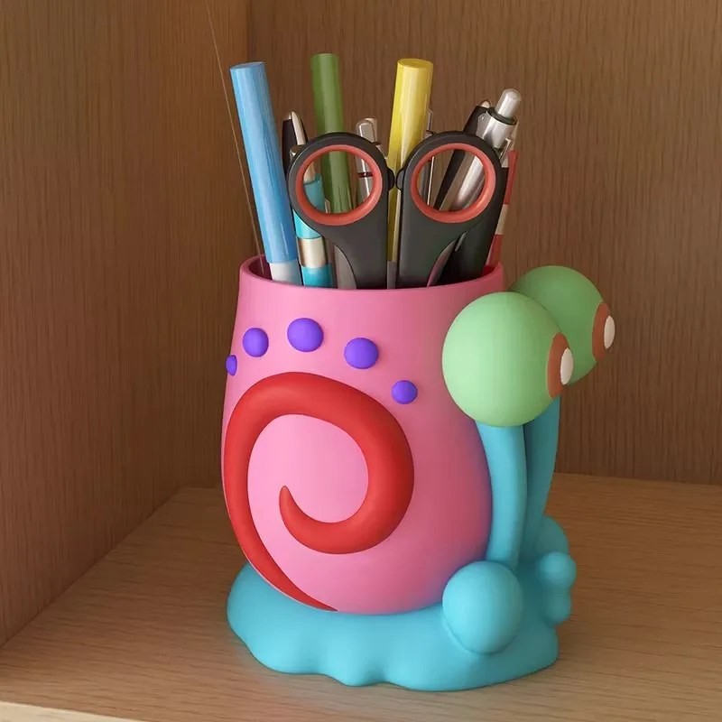 OrganiMax Cute Cartoon Snail – Multifunctional Desktop Storage Organizer, Funny
