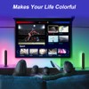 APEKX Smart App-Controlled RGB LED Light with Adjustable White/Color-Changing Ambient