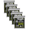 5 PACK Ernie Ball P03121 Coated Regular Slinky Strings, 10-46