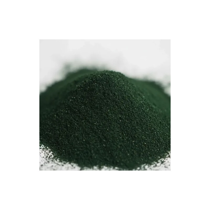 Espirulina En Polvo 500g Negro Mostaza Natural Saludable
