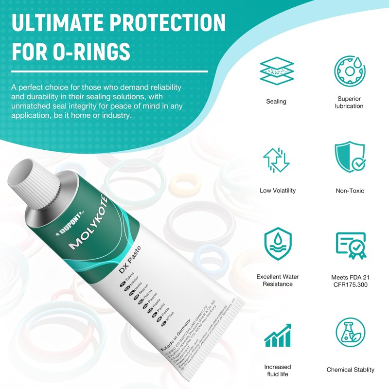 Molykote DX Paste 50g 1.75oz Lubricant White High Temperature Anti-Seize