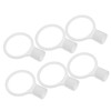 BUGUUYO 6pcs Retractable Traffic Cone Bar Connectors Flexible Rings for