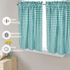 DineNest 2 Panels Kitchen Curtains 36 Inch Length Tier Curtains