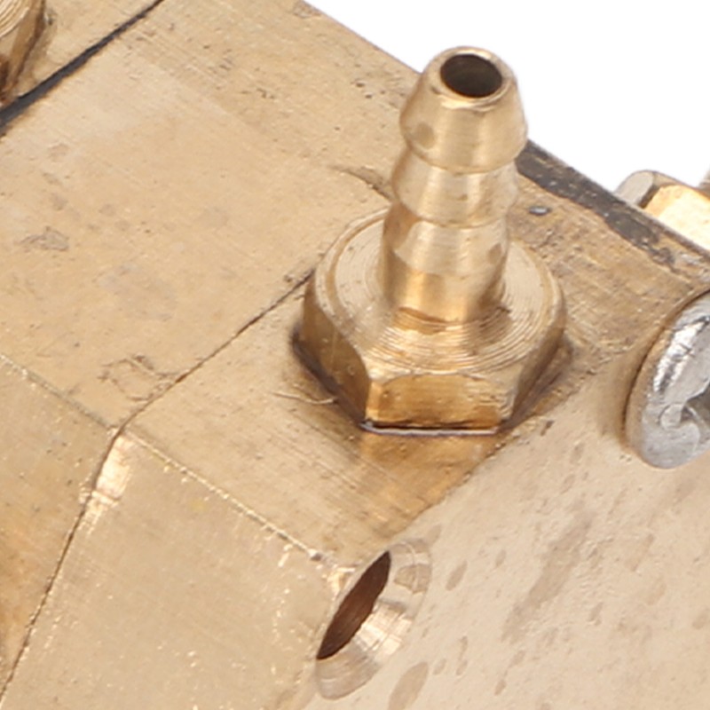 Hexagonal Dental Water Valve Good Passability Copper Water Pressure Regulator