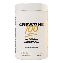 Creatina Magnum 100 Micronizada Monohidratada 200 Servicios Sabor Sin Sabor                                                                           