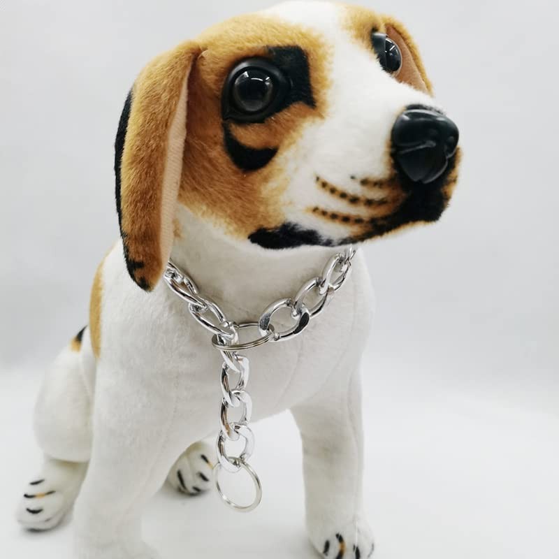 Dog Chain Collar Heavy Duty Choker Double Pet Slip Check