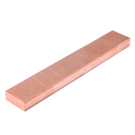 VERNUOS 3/8" x 1" C110 Copper Flat BAR 6" Long Solid .4" Plate Mill