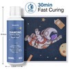 VansyLife 240ML Diamond Painting Sealer with Sponge Head, 5D Diamond