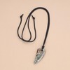 COAI Wolf Tooth Amulet Dragon Blood Stone Pendant Necklace for
