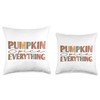 From Dyzamora Pumpkin Spice Everything-Funny Fall Lover Throw Pillow, 18x18,