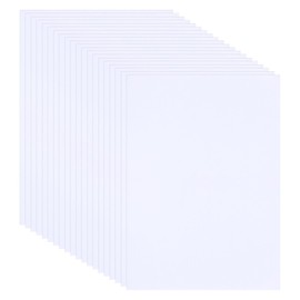 100 Sheets White Shimmer Cardstock Paper 8.5" x 11" Thick Cardstock Certificate Copy Paper 80lb Pearlescent Card Stock Printer Papers for Invitations, Certificates, Crafts, DIY Cards Making